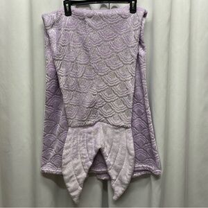 Pillowfort Mermaid tail blanket purple sparkle 66" shimmer cozy fun girls